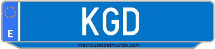 Matrícula de taxi KGD
