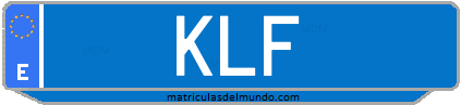 Matrícula de taxi KLF