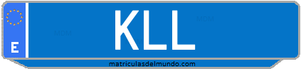 Matrícula de taxi KLL