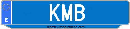 Matrícula de taxi KMB