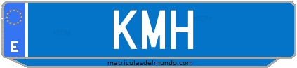 Matrícula de taxi KMH