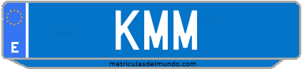 Matrícula de taxi KMM