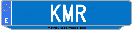 Matrícula de taxi KMR