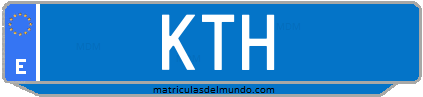 Matrícula de taxi KTH