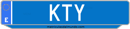 Matrícula de taxi KTY