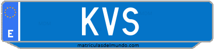 Matrícula de taxi KVS