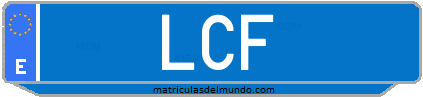 Matrícula de taxi LCF