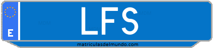 Matrícula de taxi LFS