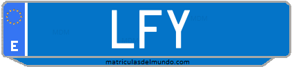 Matrícula de taxi LFY