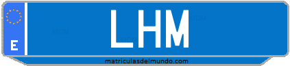 Matrícula de taxi LHM