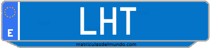 Matrícula de taxi LHT