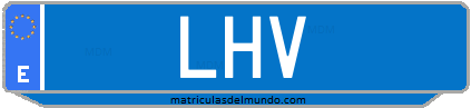 Matrícula de taxi LHV