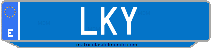 Matrícula de taxi LKY