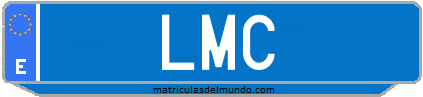 Matrícula de taxi LMC