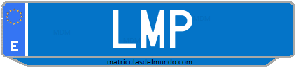 Matrícula de taxi LMP