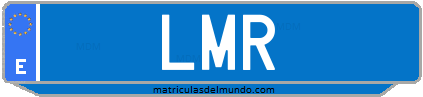 Matrícula de taxi LMR