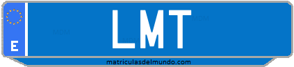 Matrícula de taxi LMT