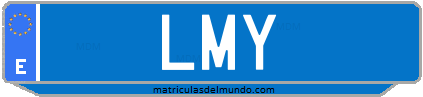 Matrícula de taxi LMY