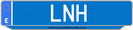 Matrícula de taxi LNH