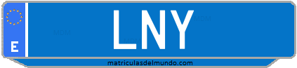 Matrícula de taxi LNY