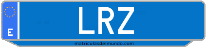 Matrícula de taxi LRZ