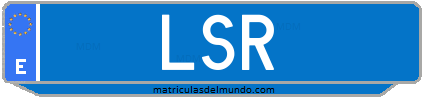 Matrícula de taxi LSR