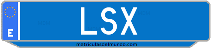 Matrícula de taxi LSX