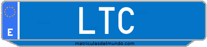 Matrícula de taxi LTC