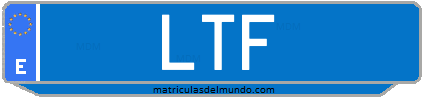 Matrícula de taxi LTF