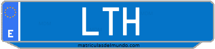 Matrícula de taxi LTH