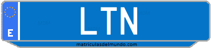 Matrícula de taxi LTN