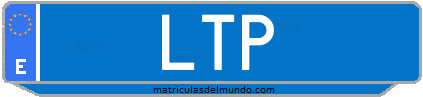 Matrícula de taxi LTP