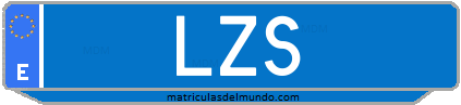 Matrícula de taxi LZS