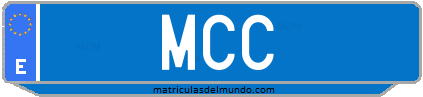 Matrícula de taxi MCC