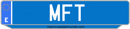 Matrícula de taxi MFT