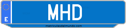 Matrícula de taxi MHD