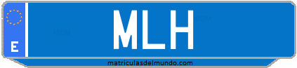 Matrícula de taxi MLH