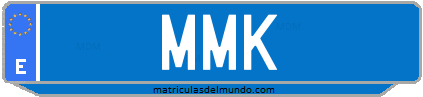 Matrícula de taxi MMK