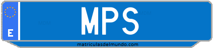 Matrícula de taxi MPS