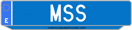 Matrícula de taxi MSS