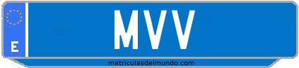 Matrícula de taxi MVV