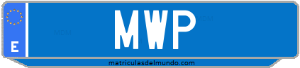 Matrícula de taxi MWP