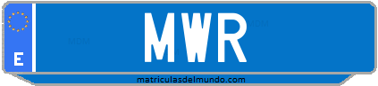 Matrícula de taxi MWR