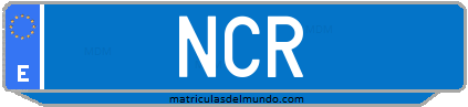 Matrícula de taxi NCR