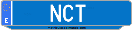 Matrícula de taxi NCT