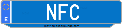 Matrícula de taxi NFC