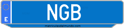 Matrícula de taxi NGB