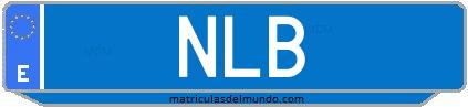 Matrícula de taxi NLB