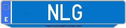 Matrícula de taxi NLG