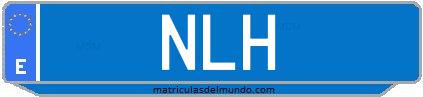 Matrícula de taxi NLH